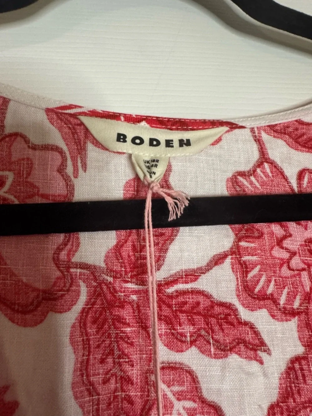 Boden Dresses Boden Red And White Floral Midi Dress Poshmark — free download